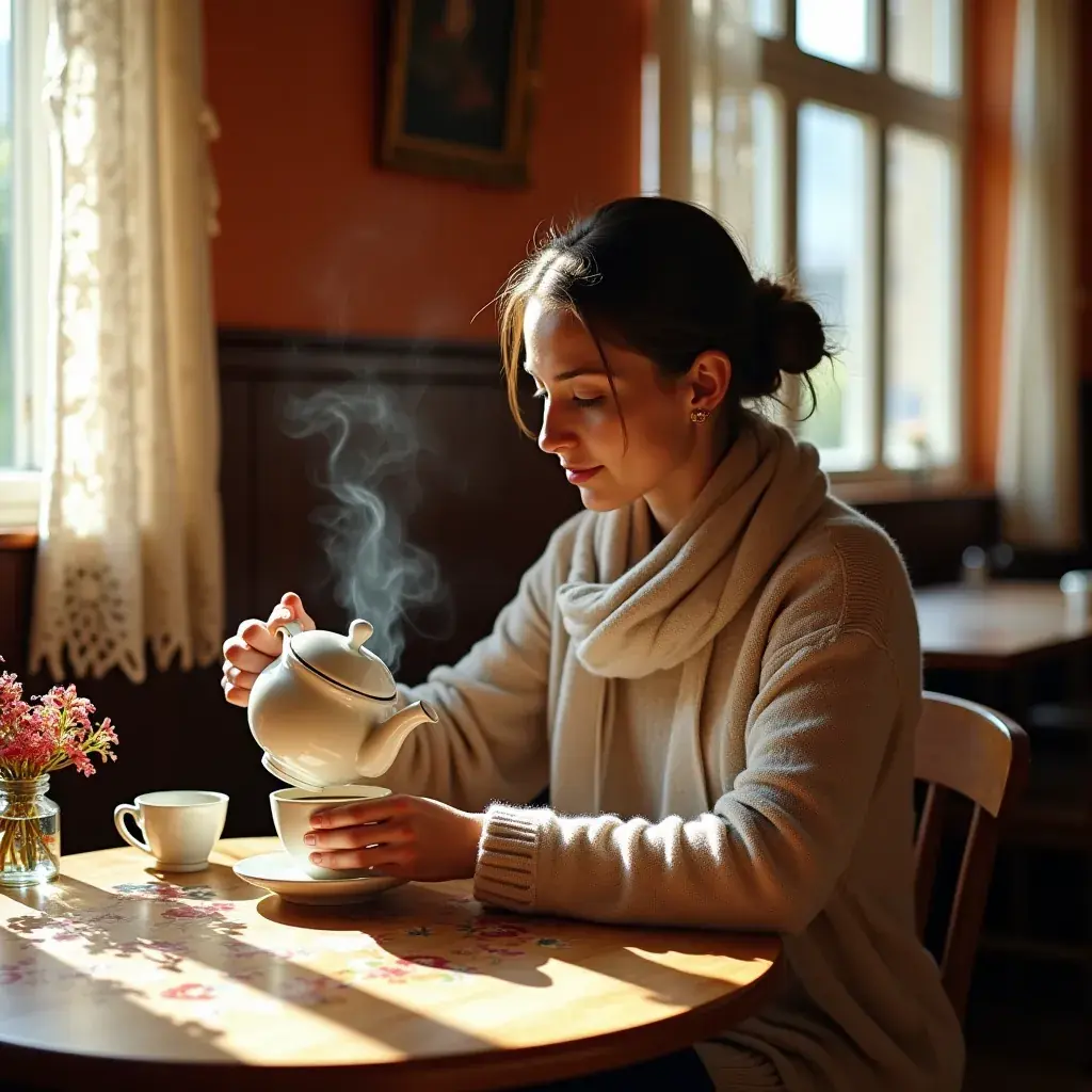 Gros plan sur une feuille de menthe fraîche utilisée dans le thé pour améliorer la circulation