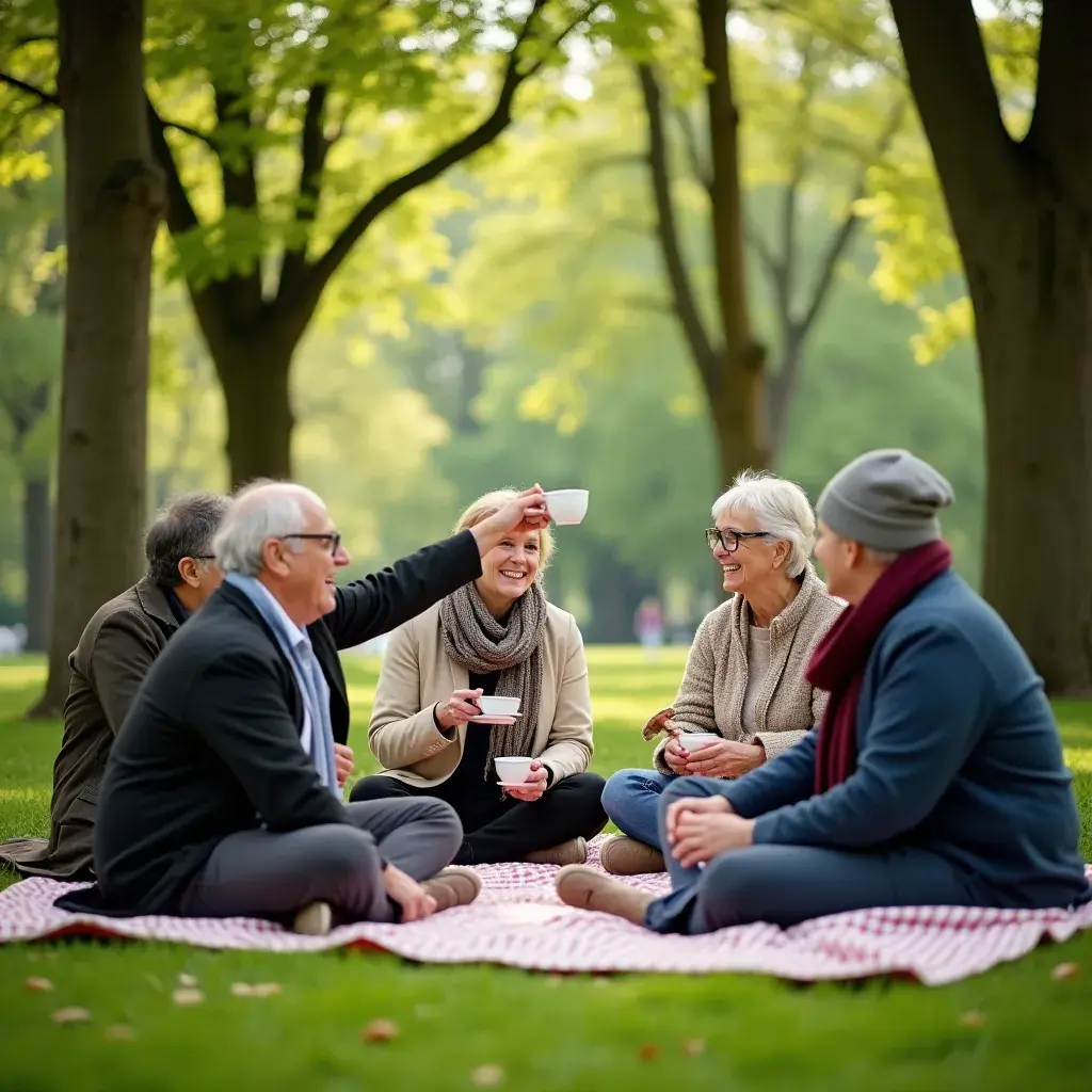 Vue aérienne d'un mélange d'herbes pour le thé, illustrant les bienfaits pour la santé